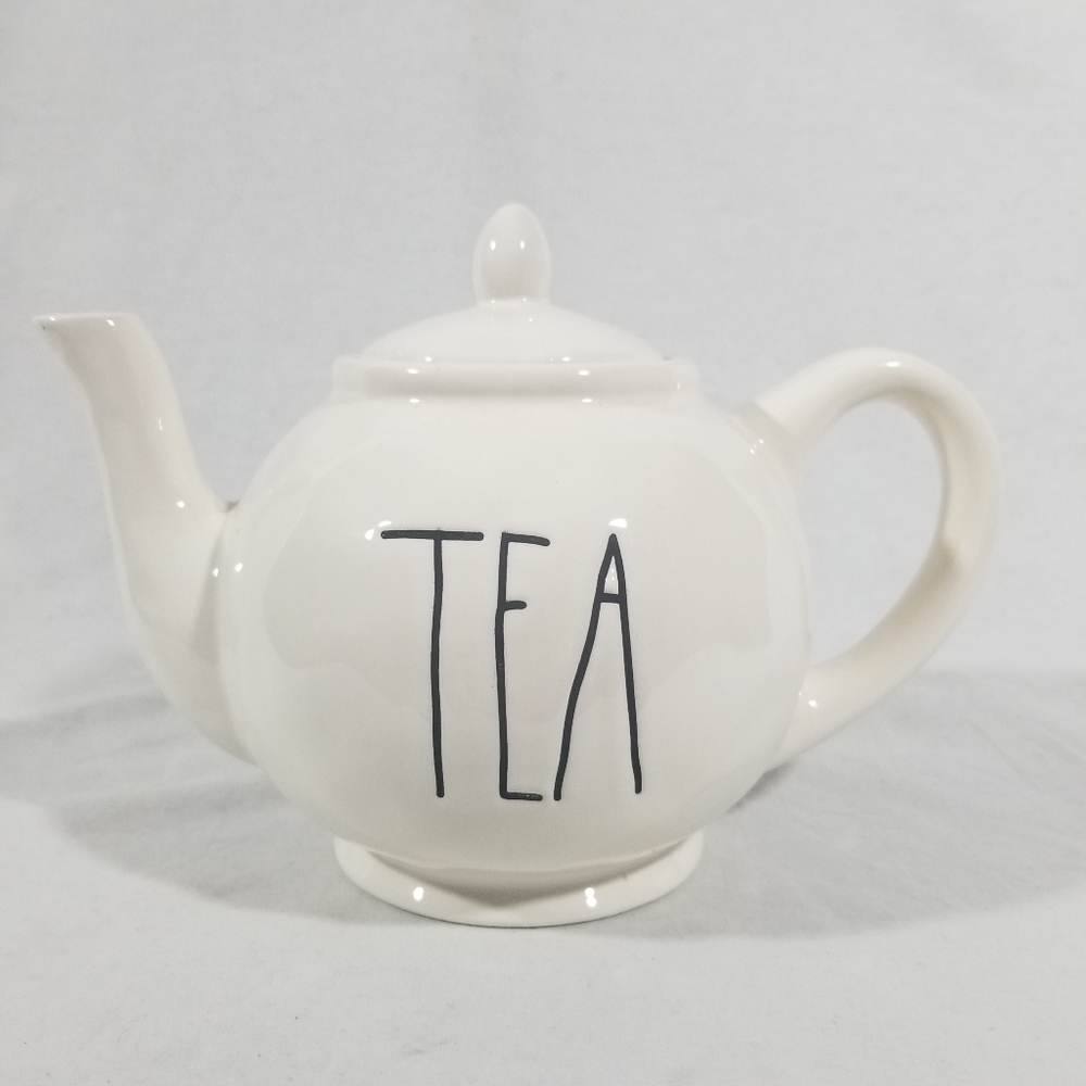Rae Dunn Artisan Collection by Magenta White Ceramic Tea Pot